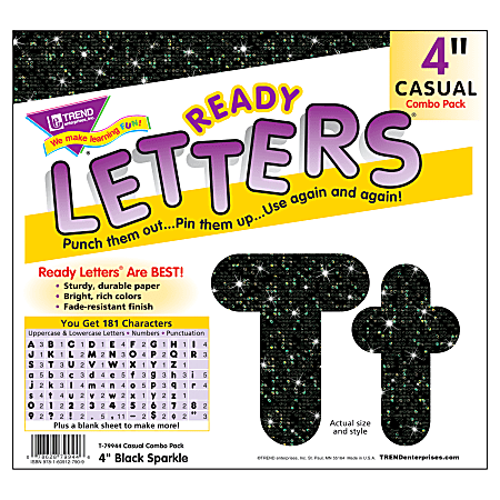 Casual Script Uppercase Alphabet & Number Adhesive Stencils
