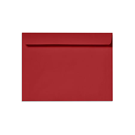 LUX Booklet 6" x 9" Envelopes, Gummed Seal, Ruby Red, Pack Of 250