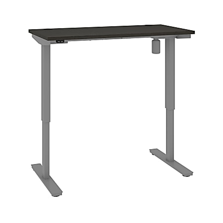 Bestar Upstand Electric 48”W Standing Desk, Deep Gray