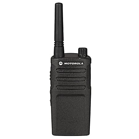 Motorola® RM Series 2-Watt Radio, 2.36"H x 6.54"W x 10.25"D, Black, RMM2050