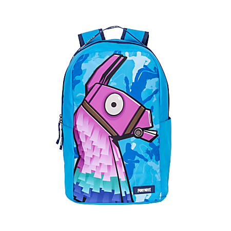 Fortnite Character Backpack With 13 Laptop Pocket Llama Blue Office Depot