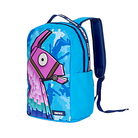 Fortnite Character Backpack With 13 Laptop Pocket Llama Blue Office Depot