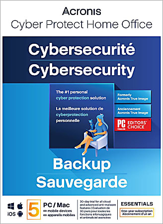 Acronis Essentials Subscription 5 Computer - 1 year subscription ESD