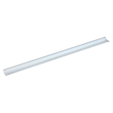 Lorell® Glass Whiteboard Tray, 35 1/2" x 6", Silver