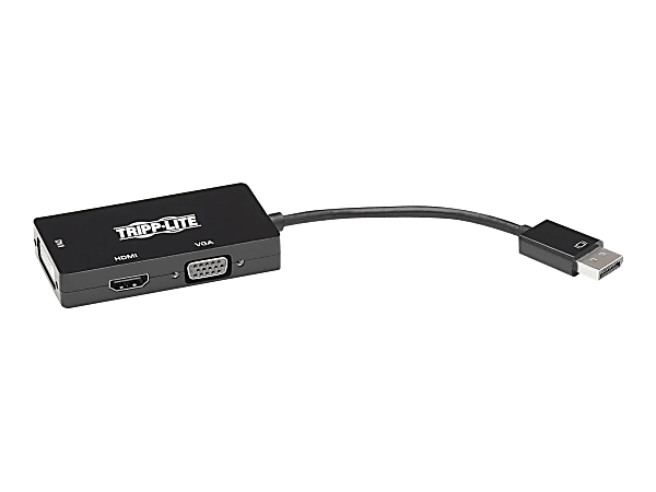 Tripp Lite DisplayPort 1.2 to VGA / DVI / HDMI Converter Adapter 4K @ 60Hz