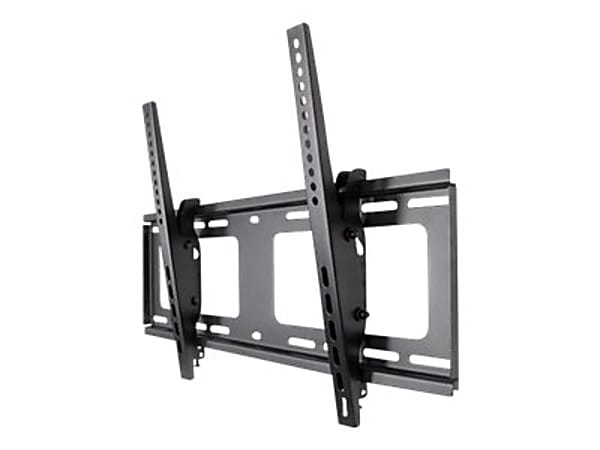 Manhattan TV & Monitor Mount, Wall, Tilt, 1 screen, Screen Sizes: 37-65", Black, VESA 200x200 to 600x400mm, Max 80kg, LFD, Lifetime Warranty - Bracket - for LCD TV - steel - screen size: 37"-80" - wall-mountable