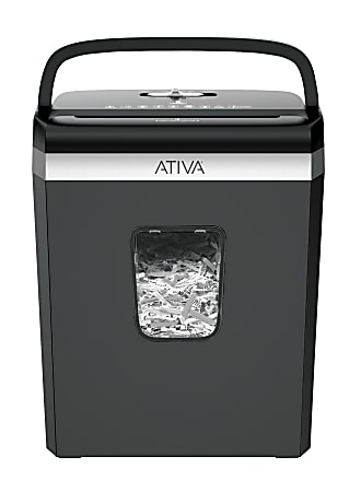 Ativa® 8-Sheet Cross-Cut Shredder, A08CC23