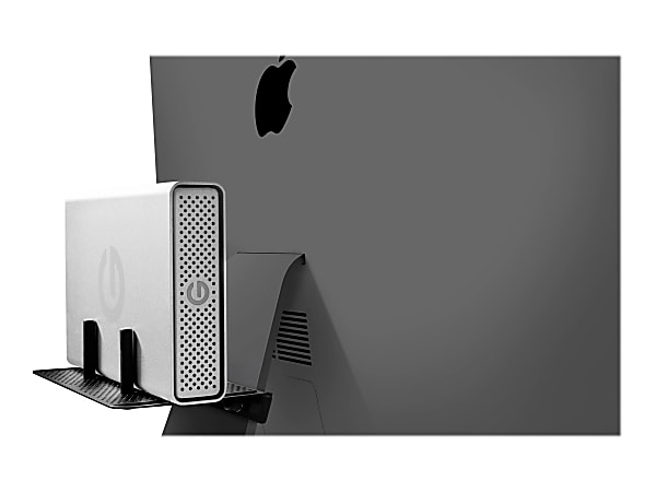 Twelve South BackPack Mounting Shelf for iMac Pro, iMac, Hard Disk Drive, Peripheral Device, MacBook, Monitor - Matte Black - 27" Screen Support - 3.50 lb Load Capacity - 1