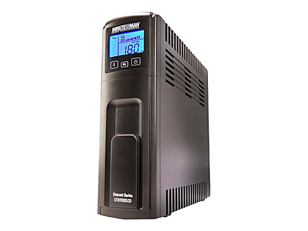 Minuteman Entrust LCD ETR1500LCD - UPS - AC 90-140 V - 900 Watt - 1500 VA - lead acid - USB - output connectors: 10