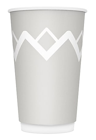 Hefty 20-Count 16-oz Gray Plastic Disposable Cups in the