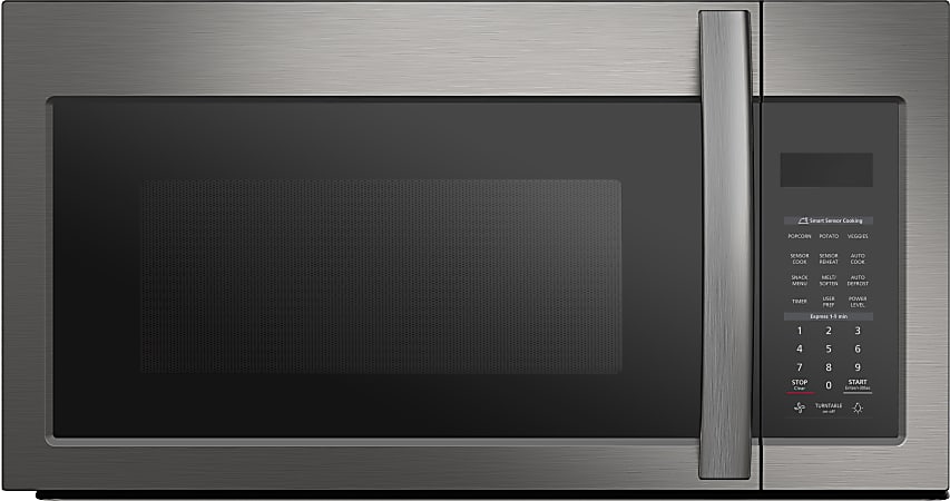 Black and decker stainless sale steel microwave
