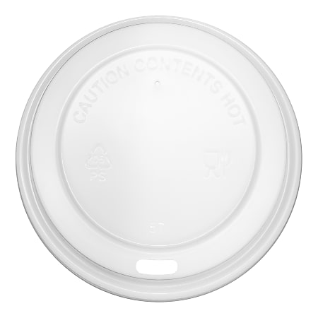 Highmark Hot Coffee Cup Lids White Pack Of 500 - Office Depot