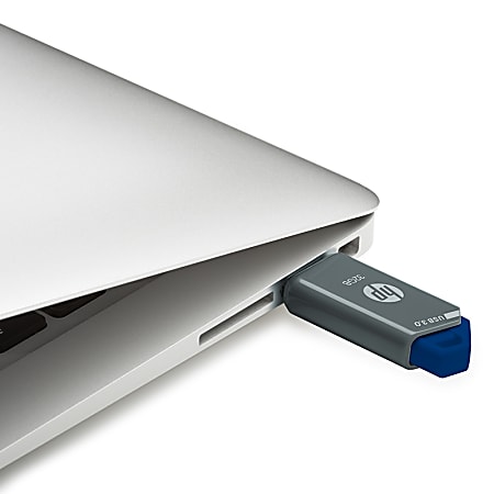 HP x900w USB 3.0 Flash Drives 32GB GrayBlue Pack Of 2 Flash Drives
