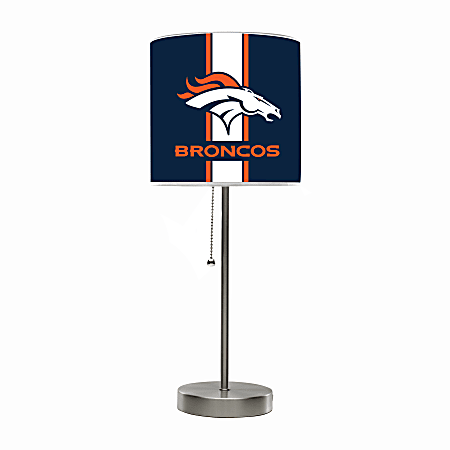 Imperial NFL Table Accent Lamp, 8”W, Denver Broncos