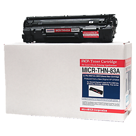 MicroMICR Remanufactured Black Toner Cartridge Replacement For HP 83A, CF283A, THN-83A