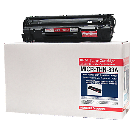 MicroMICR Remanufactured MICR Black Toner Cartridge Replacement For HP 83A, CF283A, THN-83A