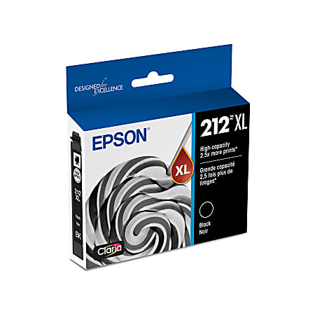 Epson 212XL Claria Black High Yield Ink Cartridge T212XL120 S