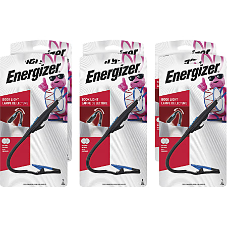 Energizer Book Light - 1 x LED - Warm White - 11 lm Lumen - CR2032 - Black - 6 / Carton