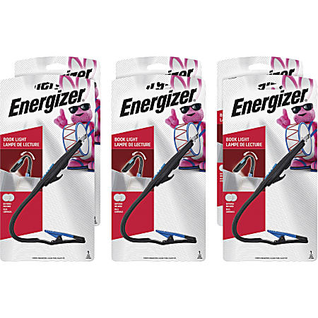 Energizer Book Light - 1 x LED - Warm White - 11 lm LumenCR2032 - Black - 6 / Carton