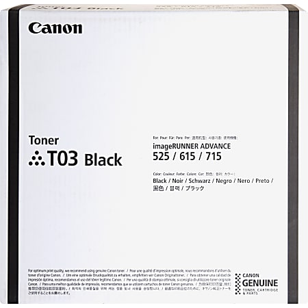 Canon T03 Original Laser Toner Cartridge - Black