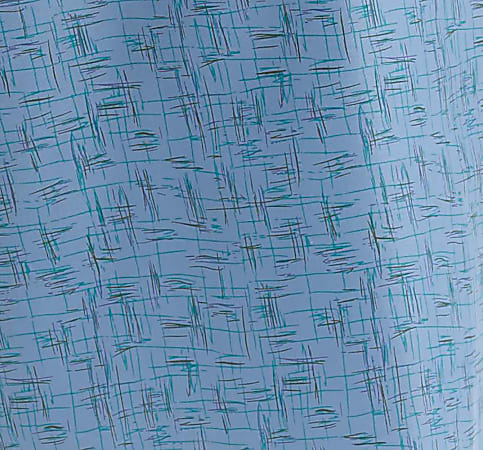 Medline Angle Back And Tie-Side Print Gowns, 3 1/2" In-Sleeve, Cascade Blue, Pack Of 12
