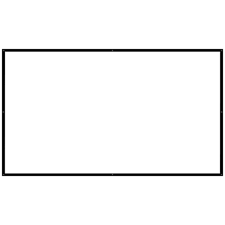 Mount-It! MI-640 Portable Projector Screen, 49" x 89"