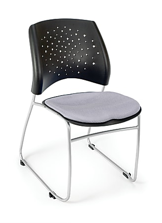 OFM Stars And Moon Stack Chairs, Putty, Set Of 4