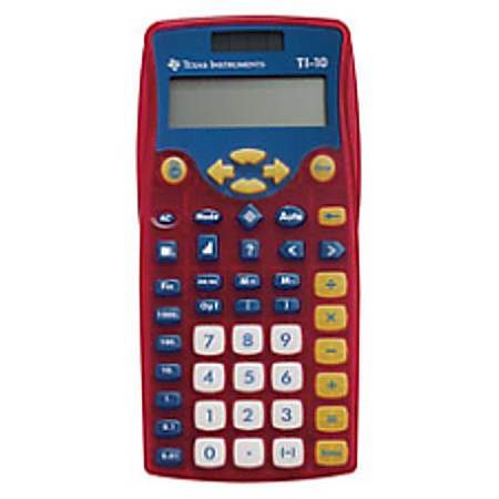 Texas Instruments® TI-10 Calculators, Teacher Kit For Grades K-3, Set Of 10