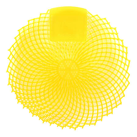 Eclipse Urinal Screens, Citrus Grove, Orange/Yellow, Pack of 12