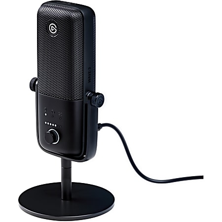 Elgato Wave:3 Wired Electret Microphone - 70 Hz to 20 kHz - Cardioid - Desktop, Stand Mountable - USB Type C