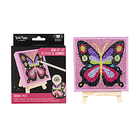 Brea Reese Mini Gem Art Kit, Butterfly, Total Qty 1