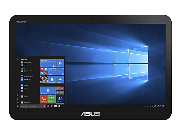 Asus V161 All-In-One PC, 15.6" Full HD Touch Screen, Intel® Celeron Dual Core, 4 GB Memory, 128 GB SSD, Windows 10 Pro