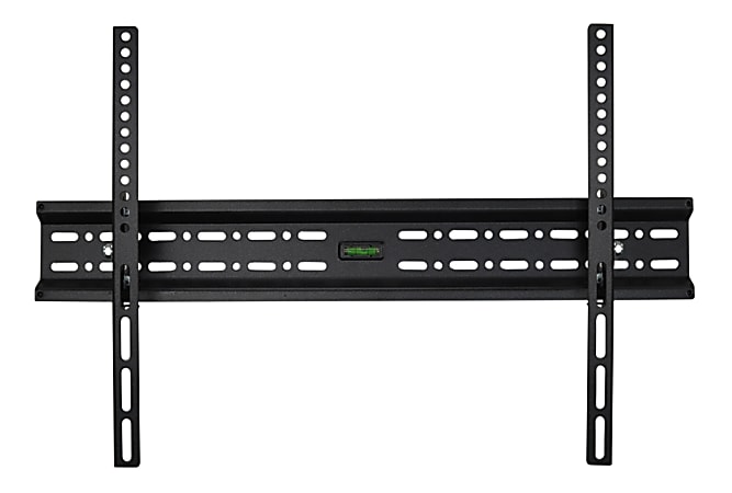 MegaMounts Tilting Wall Mount For 32 - 70" TVs With Bubble Level, 25.2"H x 16.5"W x 2.5"D, Black