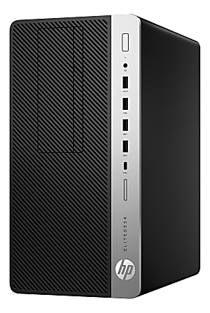 HP EliteDesk 705 G5 SFF Desktop PC, AMD Ryzen 5 PRO, 8GB Memory, 256GB Solid State Drive, Windows® 10 Pro