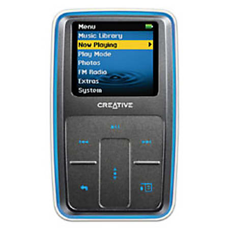 Creative® Zen MicroPhoto 8.0GB MP3 Player, Gray