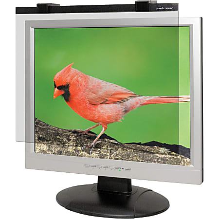 Business Source 19"-20" LCD Monitor Antiglare Filter Black - For 19"LCD, 20" Monitor - 5:4 - Acrylic - Anti-glare - 1