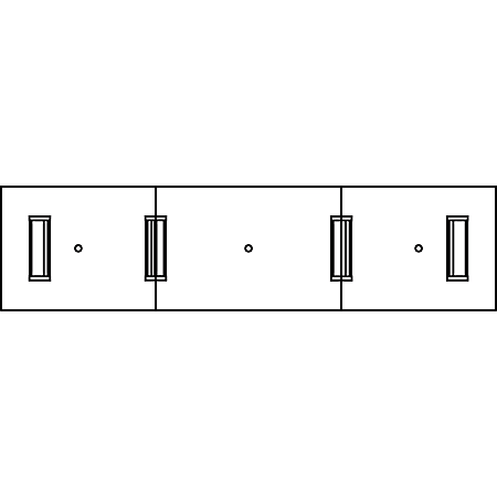Lorell Prominence 2.0 Modular Table Base with Door - 24
