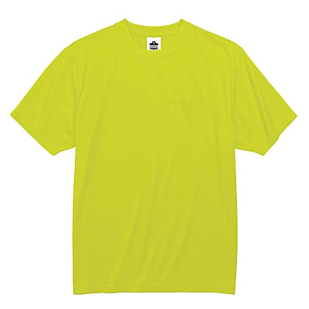 Ergodyne GloWear 8089 Non-Certified T-Shirt, 4X, Lime