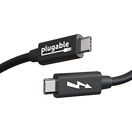 Plugable Windows Transfer Cable 6.6ft (2m), Thunderbolt 10Gbps, Bundled with Bravura Software  - TBTTRAN