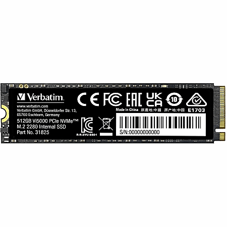 512GB Vi5000 PCIe NVMe M.2 2280 Internal SSD Notebook Desktop PC