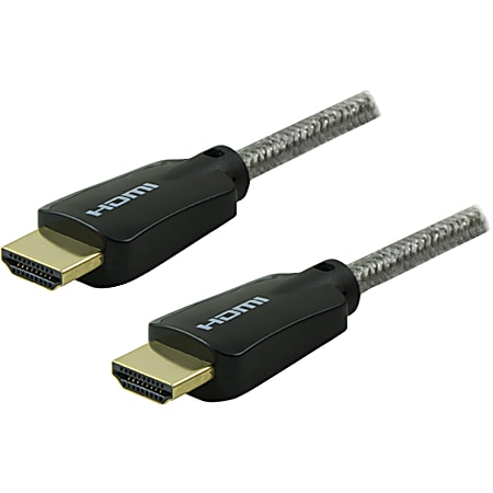 Jasco GE Pro Series HDMI Cable with Ethernet, 6 , Black/Clear, 33522
