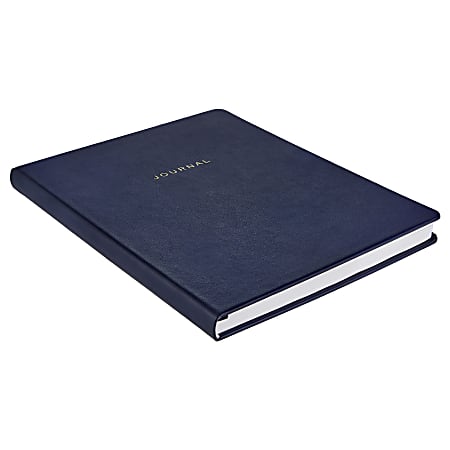 Eccolo Hardcover Journal 8 x 10 College Rule 256 Pages Navy