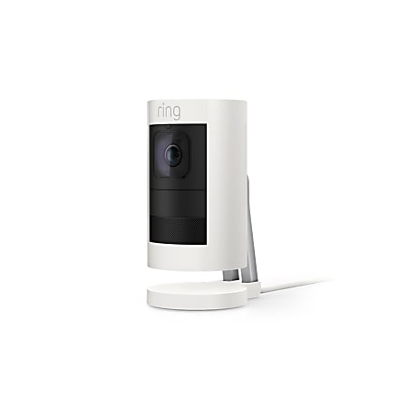 Ring Wired 1080p Indoor/Outdoor Stick Up Cam Security Camera, 8SS1E8-WEN0