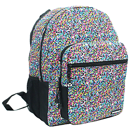 Yak Pak DUPLEX Backpack, Neon Metallic Splatter