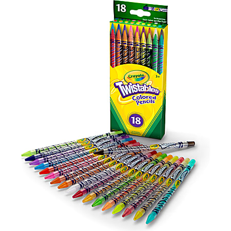 Crayola Twistables Colored Pencils - 18 count