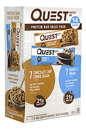 QUEST Protein Bar Variety Value Pack, 14 Count