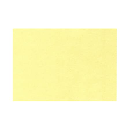LUX Flat Cards, A2, 4 1/4" x 5 1/2", Lemonade Yellow, Pack Of 250