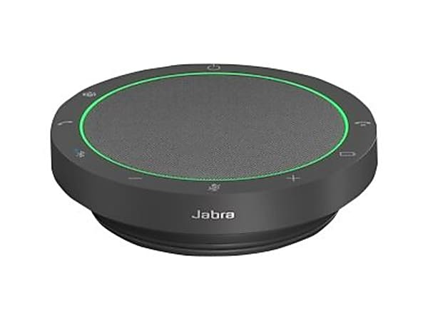 Jabra Speak2 55 MS - Speakerphone hands-free - Bluetooth - wireless, wired - USB-C, USB-A - dark gray - Certified for Microsoft Teams, Microsoft Swift Pair Certified