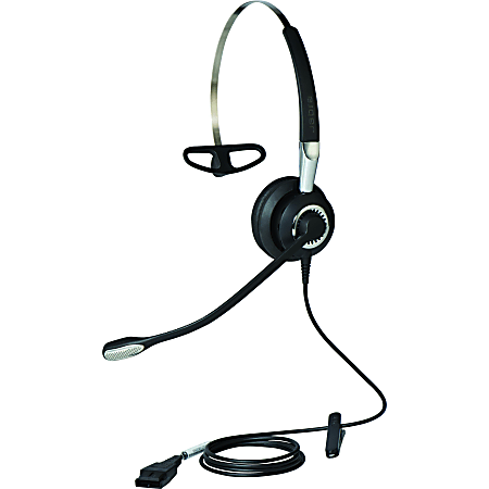 Jabra BIZ 2400 II QD Headset - Mono - Quick Disconnect - Wired - Over-the-head - Monaural - Supra-aural - Noise Cancelling Microphone - Noise Canceling