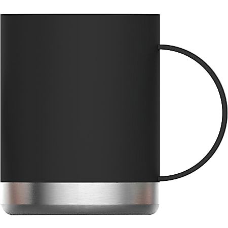 asobu Fabulous Mug - 13 fl oz - Black - Ceramic, Stainless Steel - Coffee, Tea, Beverage, Hot Drink